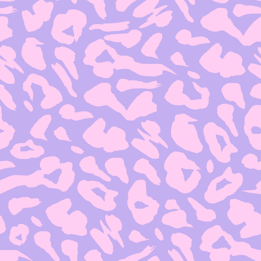 Cotton Candy Cheetah Duvet Bedding Set