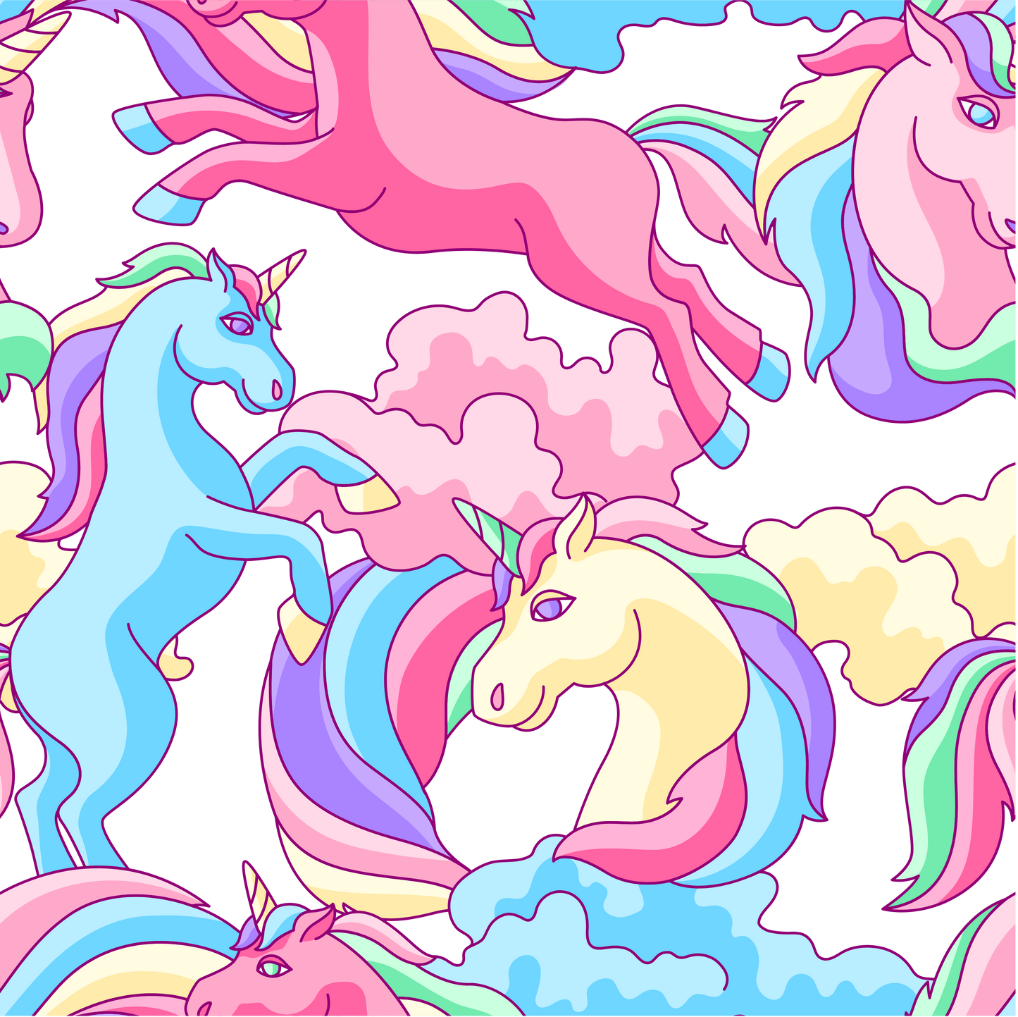 Stardust Unicorn Dreams Wrapping Paper