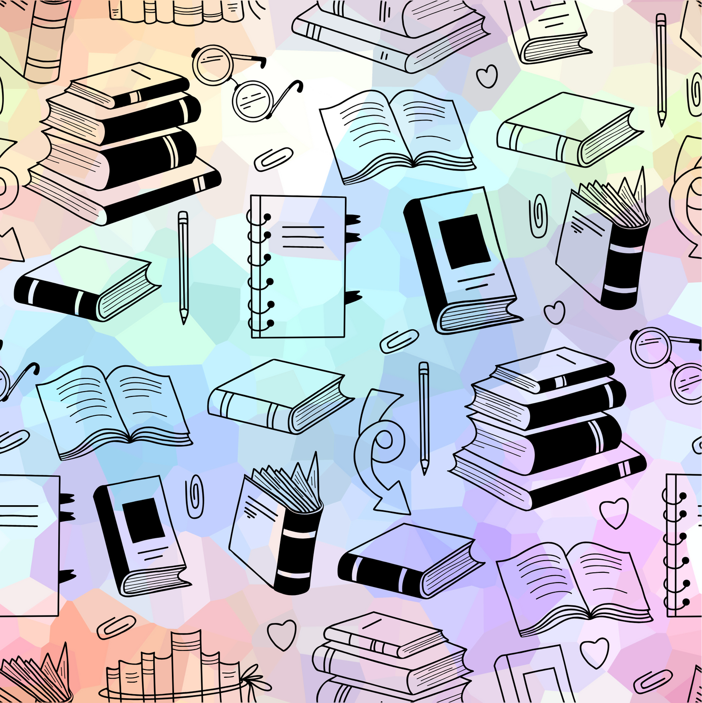 Colorful Chapters Wrapping Paper