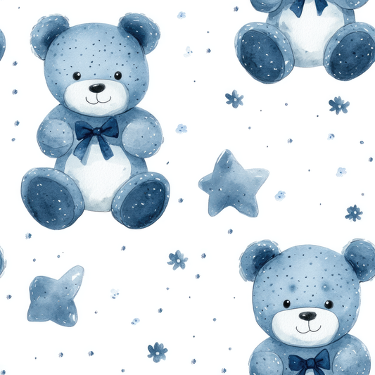 Blue Bear Hugs Duvet Bedding Set