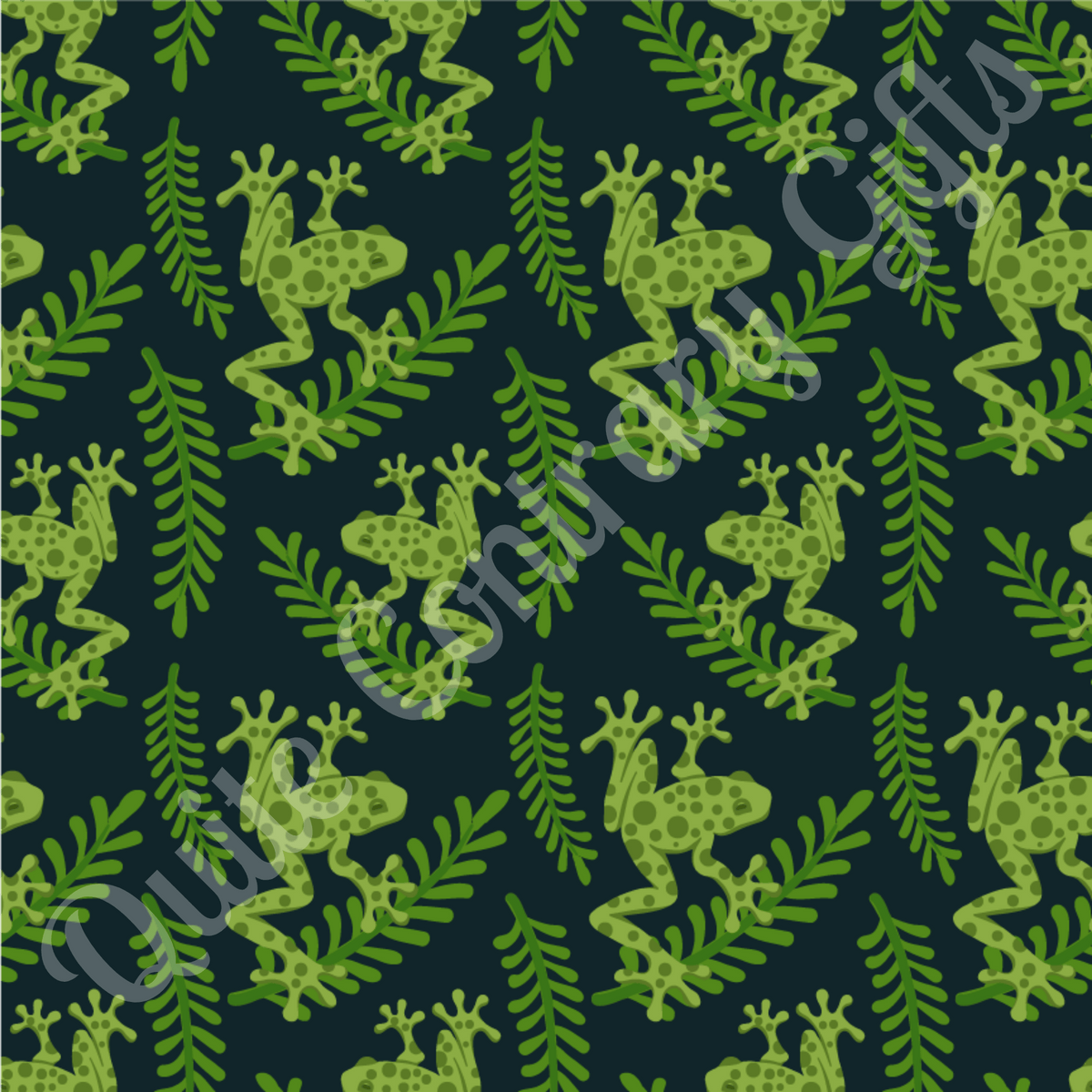 Emerald Canopy Frogs Microfiber Duvet Cover