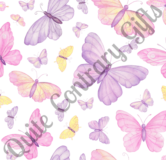 Pastel Butterfly Dreams Comforter