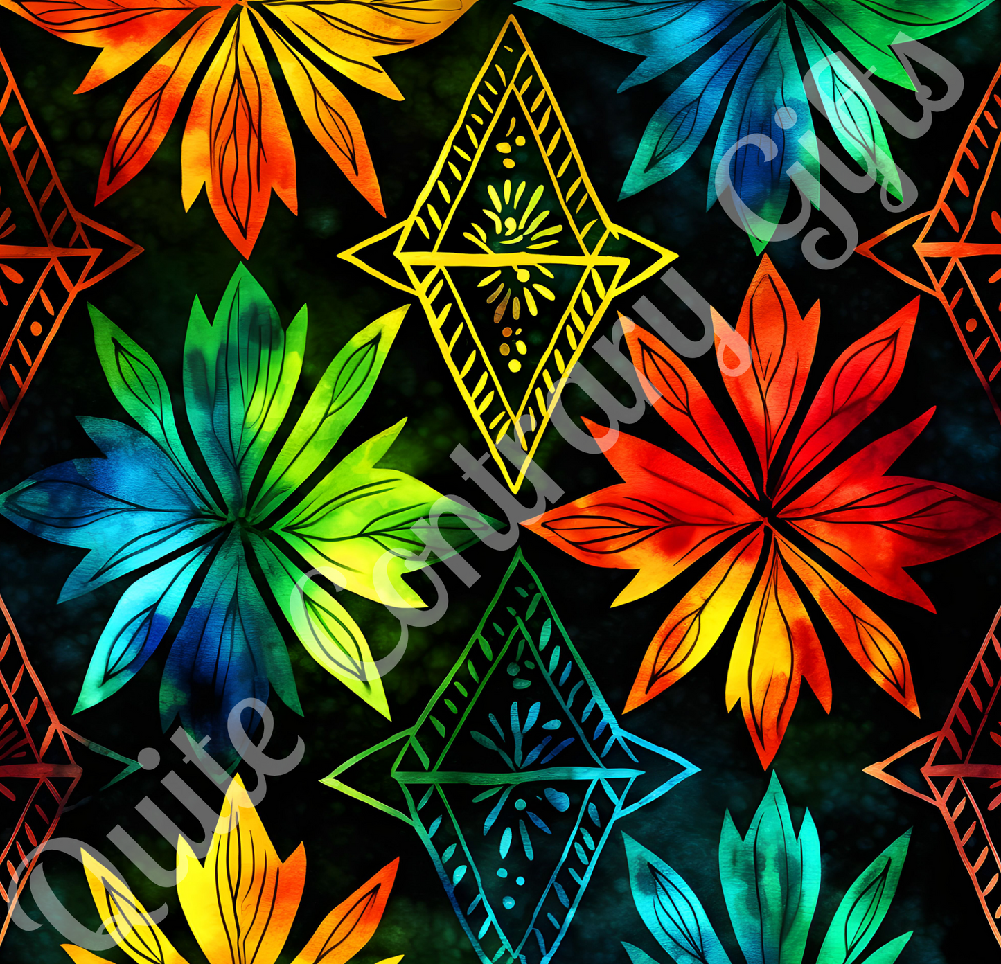 Celebration Mosaic Microfiber Duvet Cover