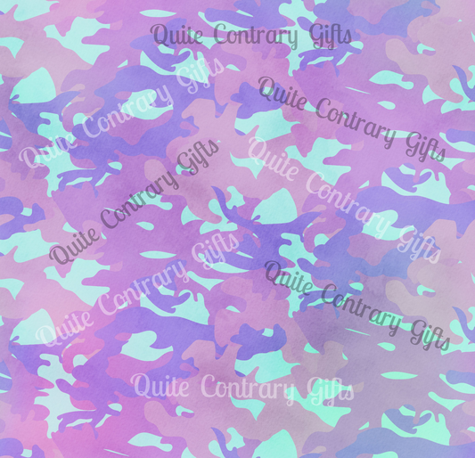 Lavender Mist Camo Basic Bedding Set