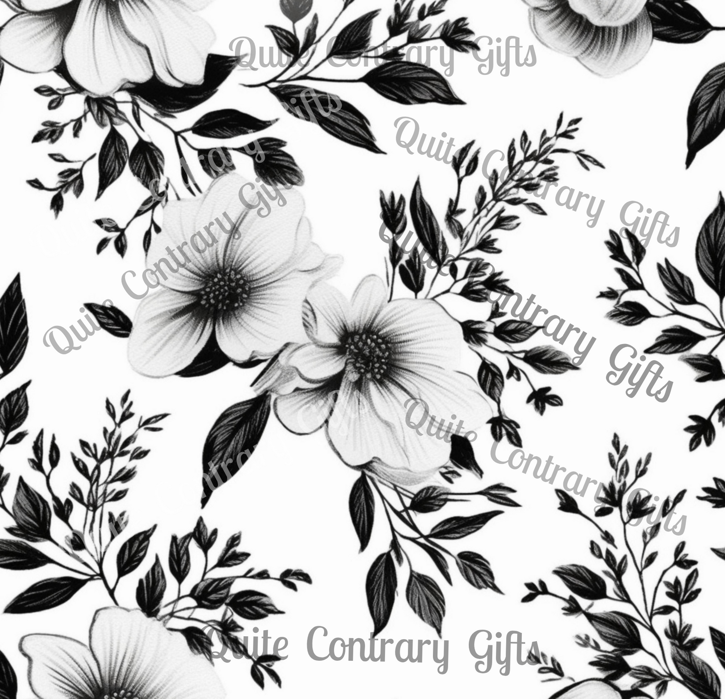 Garden Sketch Microfiber Duvet Cover