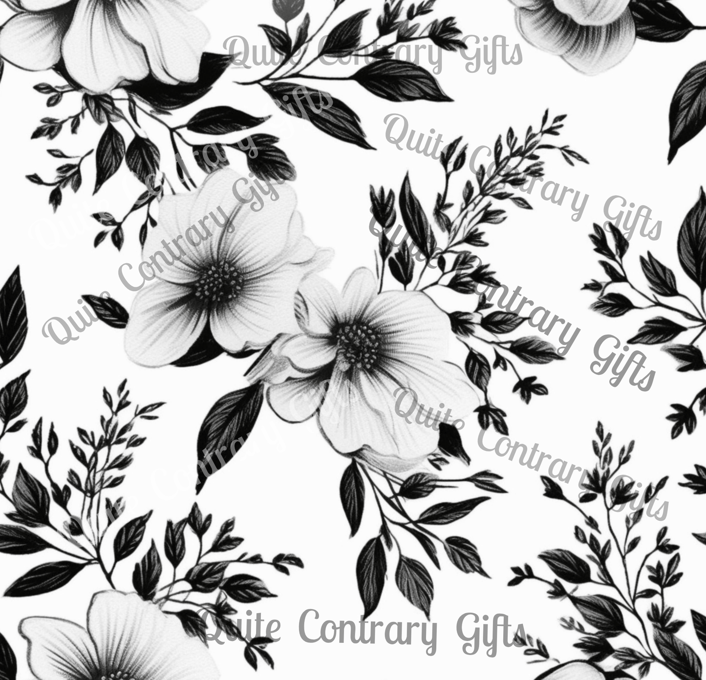 Garden Sketch Microfiber Duvet Cover