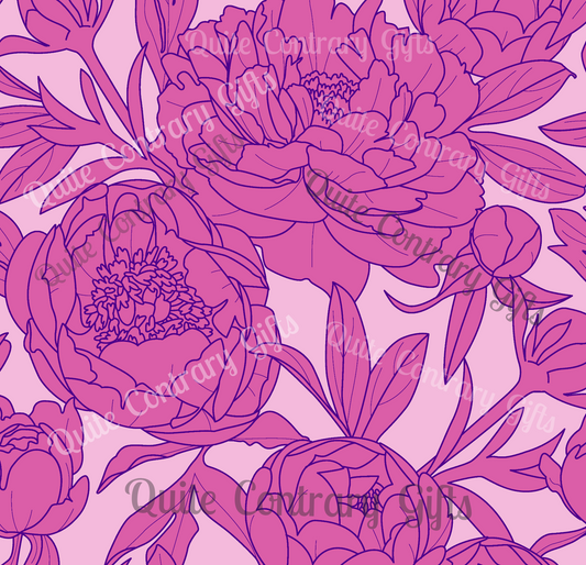 Blush Peony Garden Basic Bedding Set