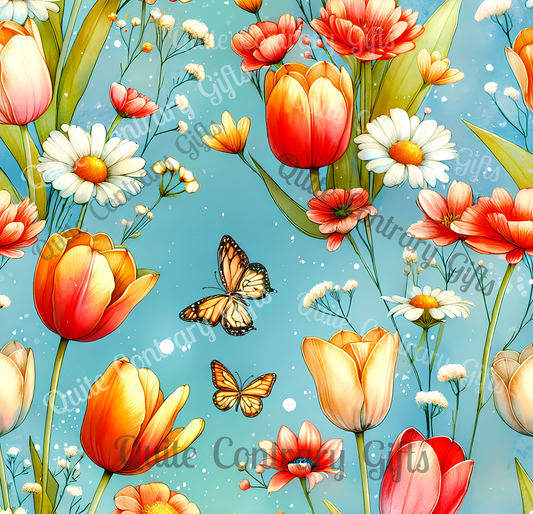 Butterfly Bloom Basic Bedding Set
