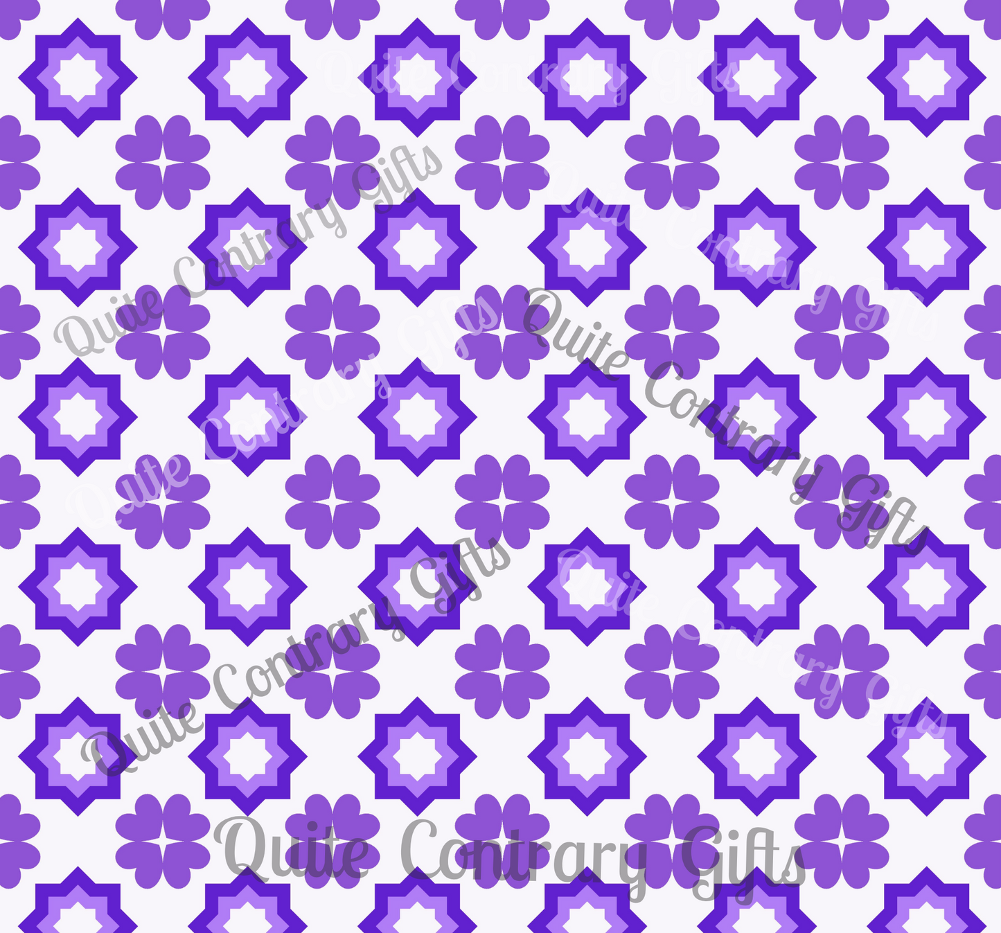 Purple Prism Garden Microfiber Duvet Cover