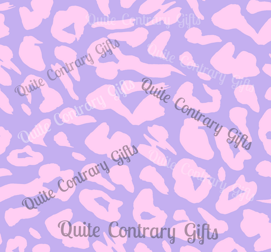 Cotton Candy Cheetah Basic Bedding Set