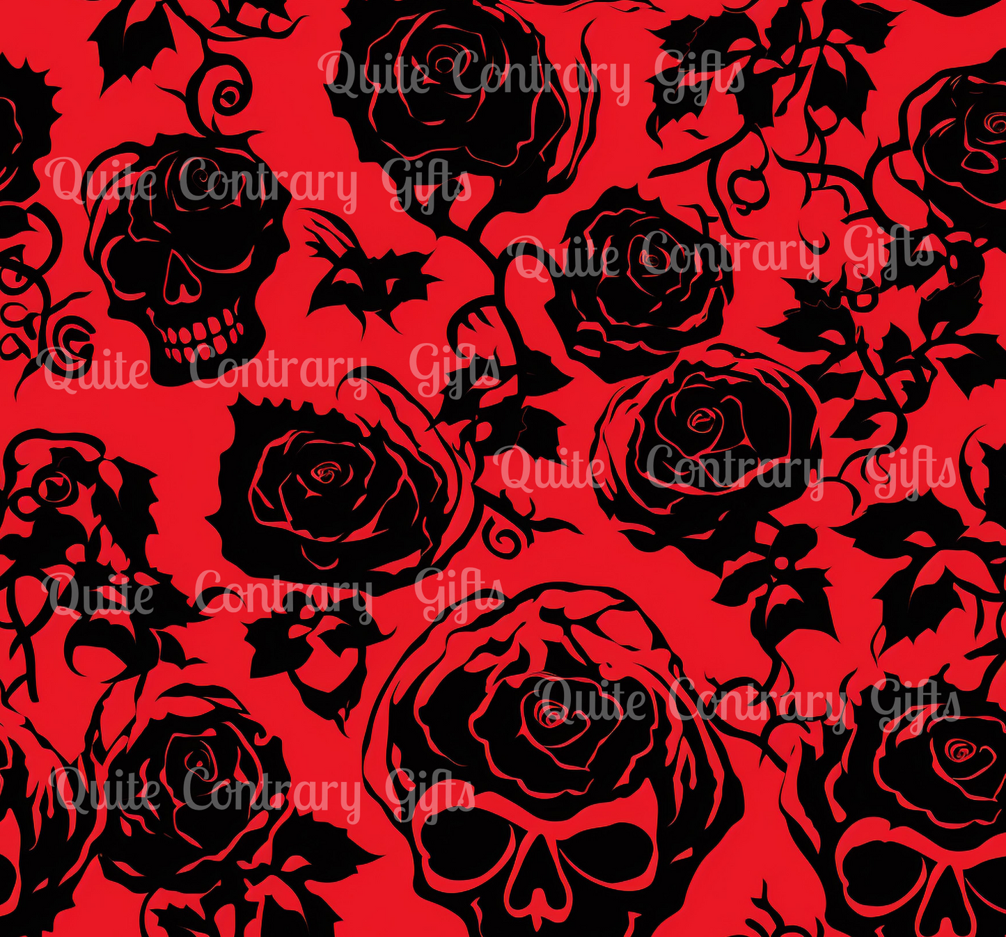 Crimson Masquerade Microfiber Duvet Cover