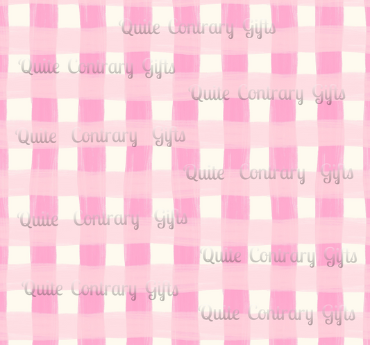 Dreamy Rose Gingham Duvet Bedding Set