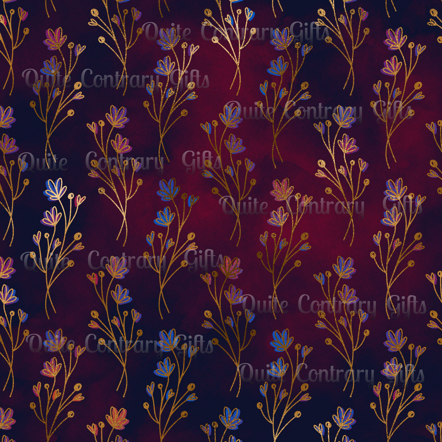 Golden Grove Midnight Microfiber Duvet Cover