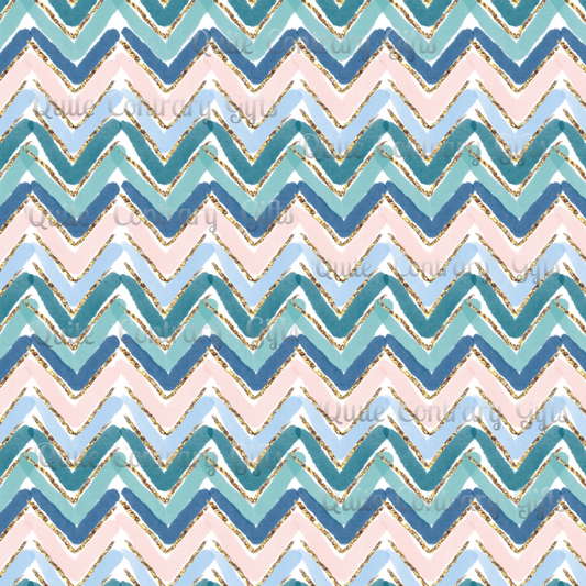 Serene Chevron Duvet Bedding Set