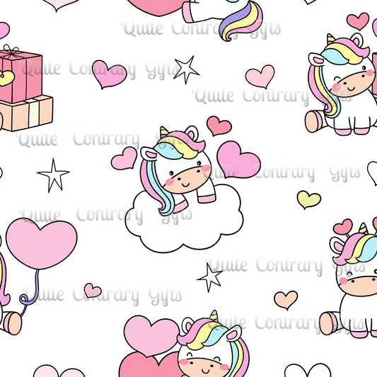 Unicorns of Love Basic Bedding Set