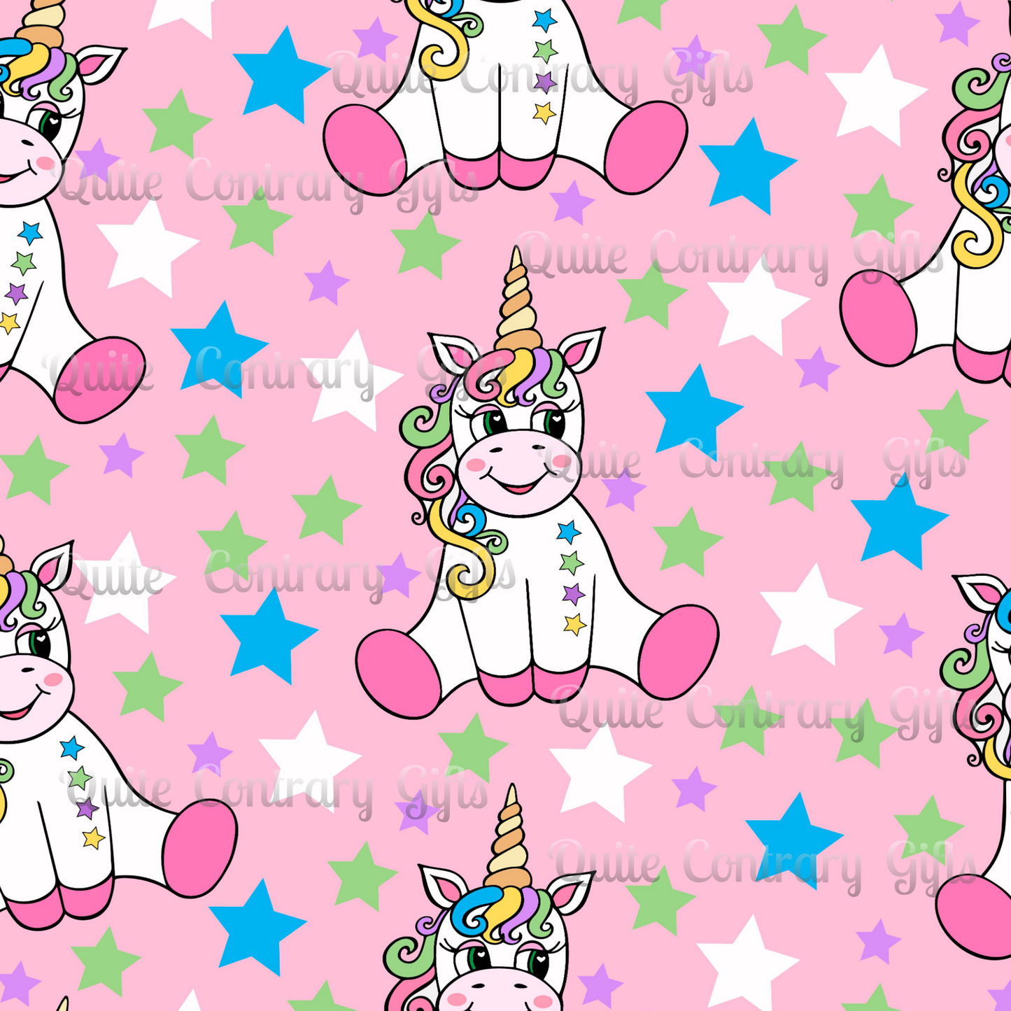Twinkle Toes Unicorns Microfiber Duvet Cover