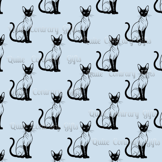 Siamese Charm – Ocean Breeze Microfiber Duvet Cover
