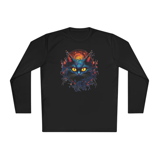 Creepy Black Cats 12 Adult Long Sleeve Tee