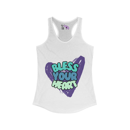 Bless Your Heart Women's Ideal Racerback Tank