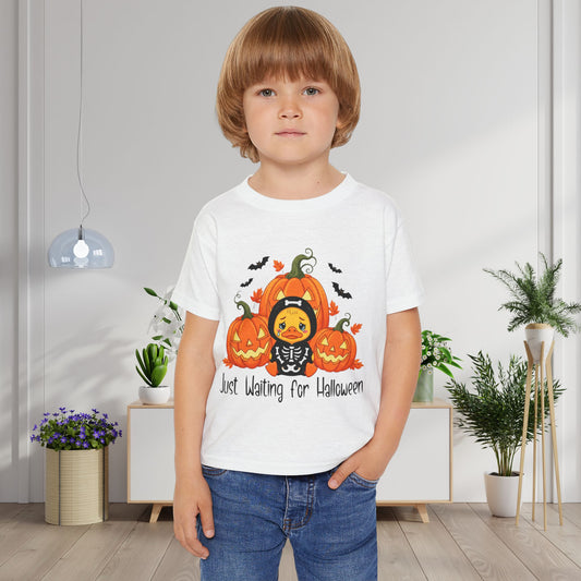 Just Waiting for Halloween Heavy Cotton™ Toddler T-shirt