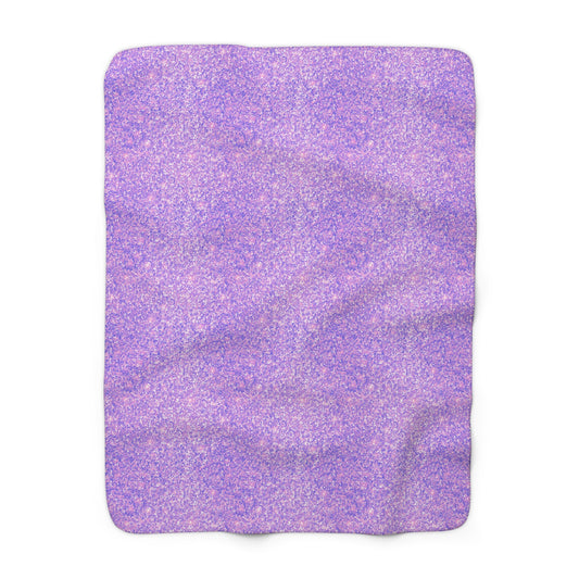 Lavender Crystal Fleece Blanket