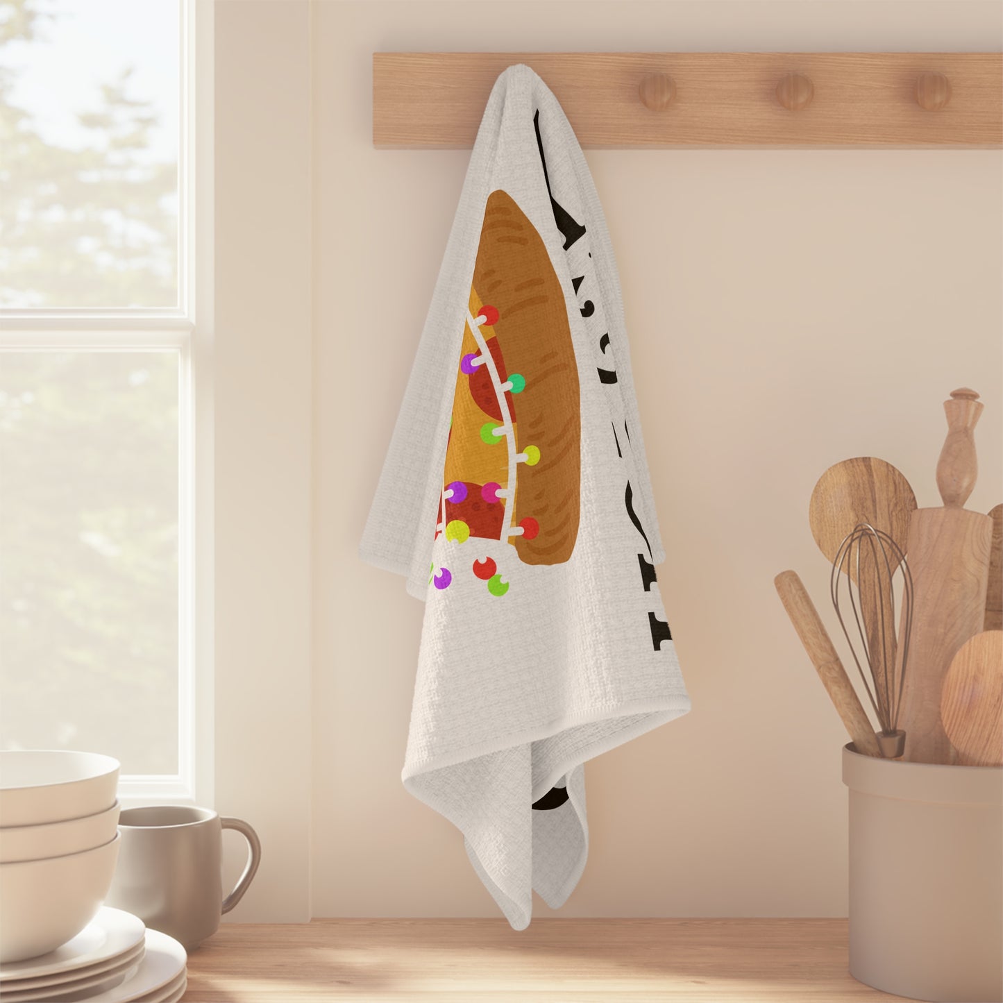 Holiday Baking Crew Microfiber Tea Towel