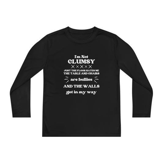 I'm Not Clumsy Youth Long Sleeve Tee