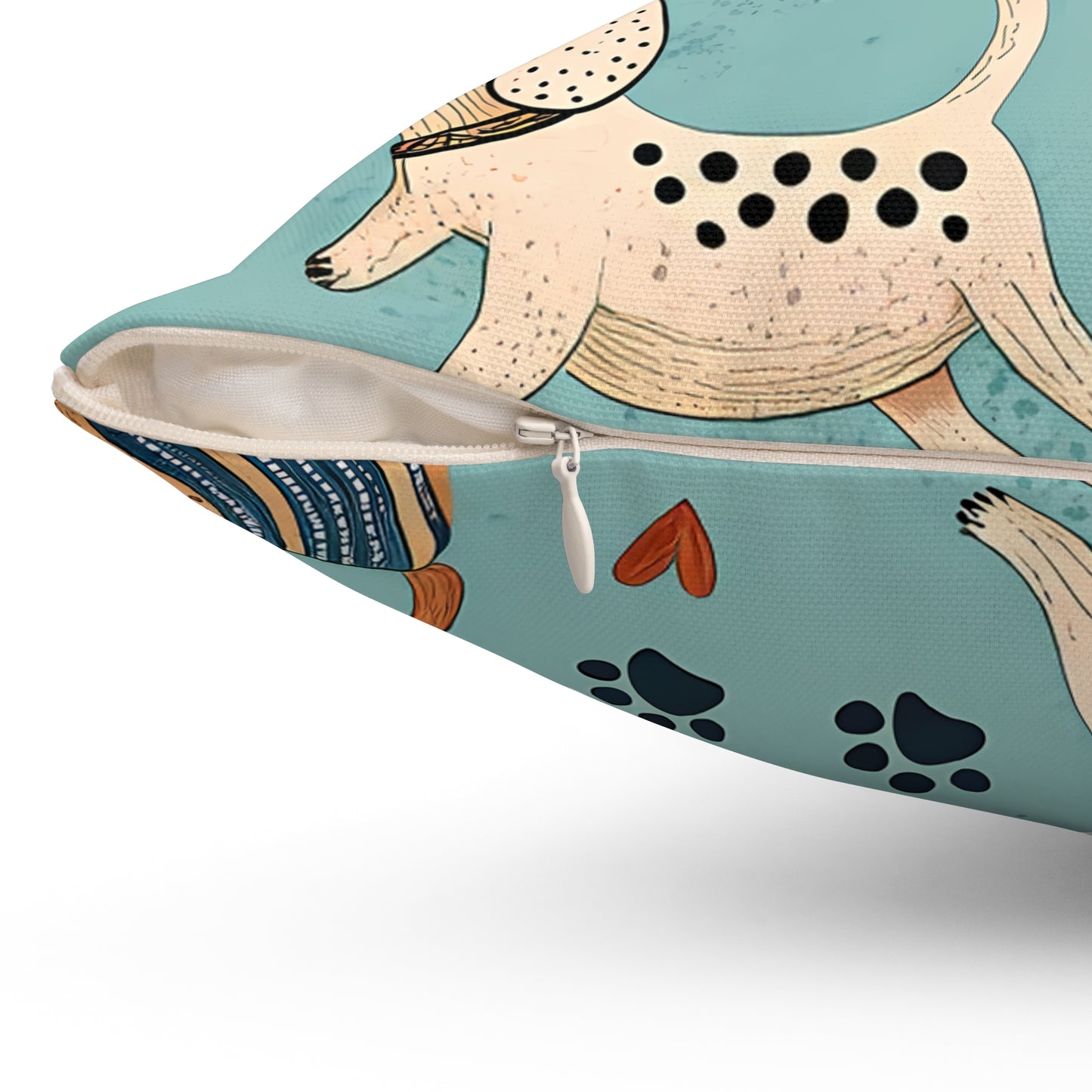 Dapper Doggies Throw Pillow