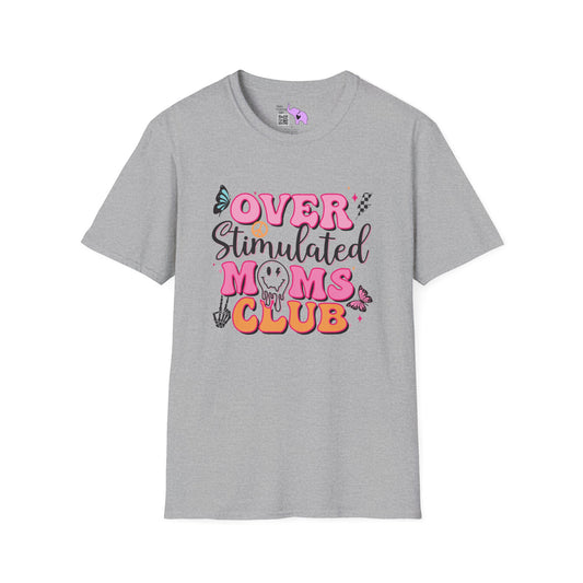 Overstimulated Mom's Club Adult T-shirt