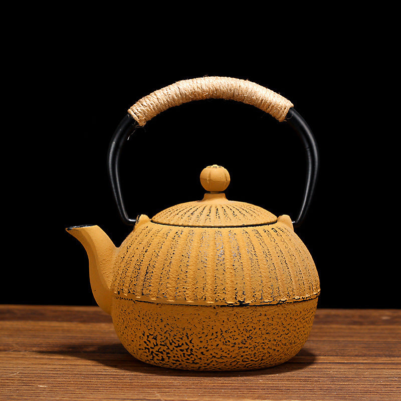 Cast Iron Pumpkin Kettle