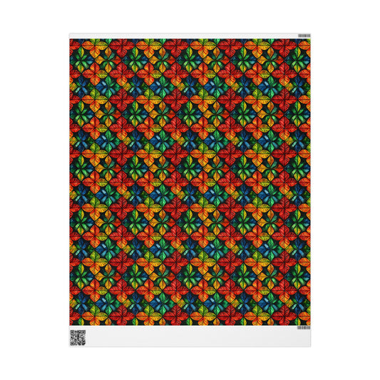 Kinara Radiance Kwanzaa Wrapping Paper