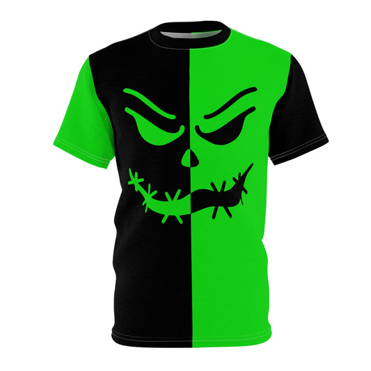 Creepy Stitch Tee – Green & Black