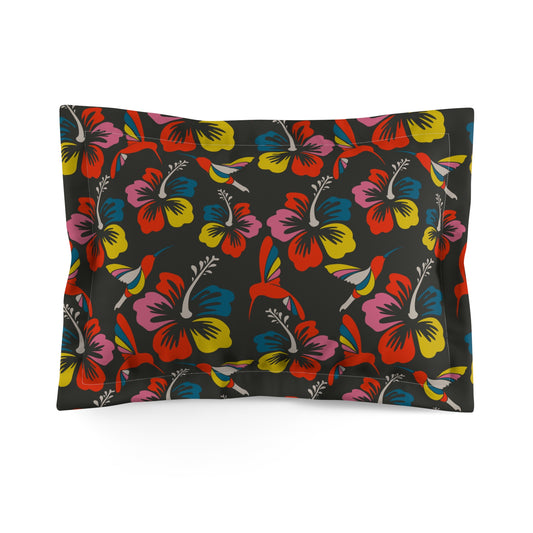 Humming Bloom Microfiber Pillow Sham