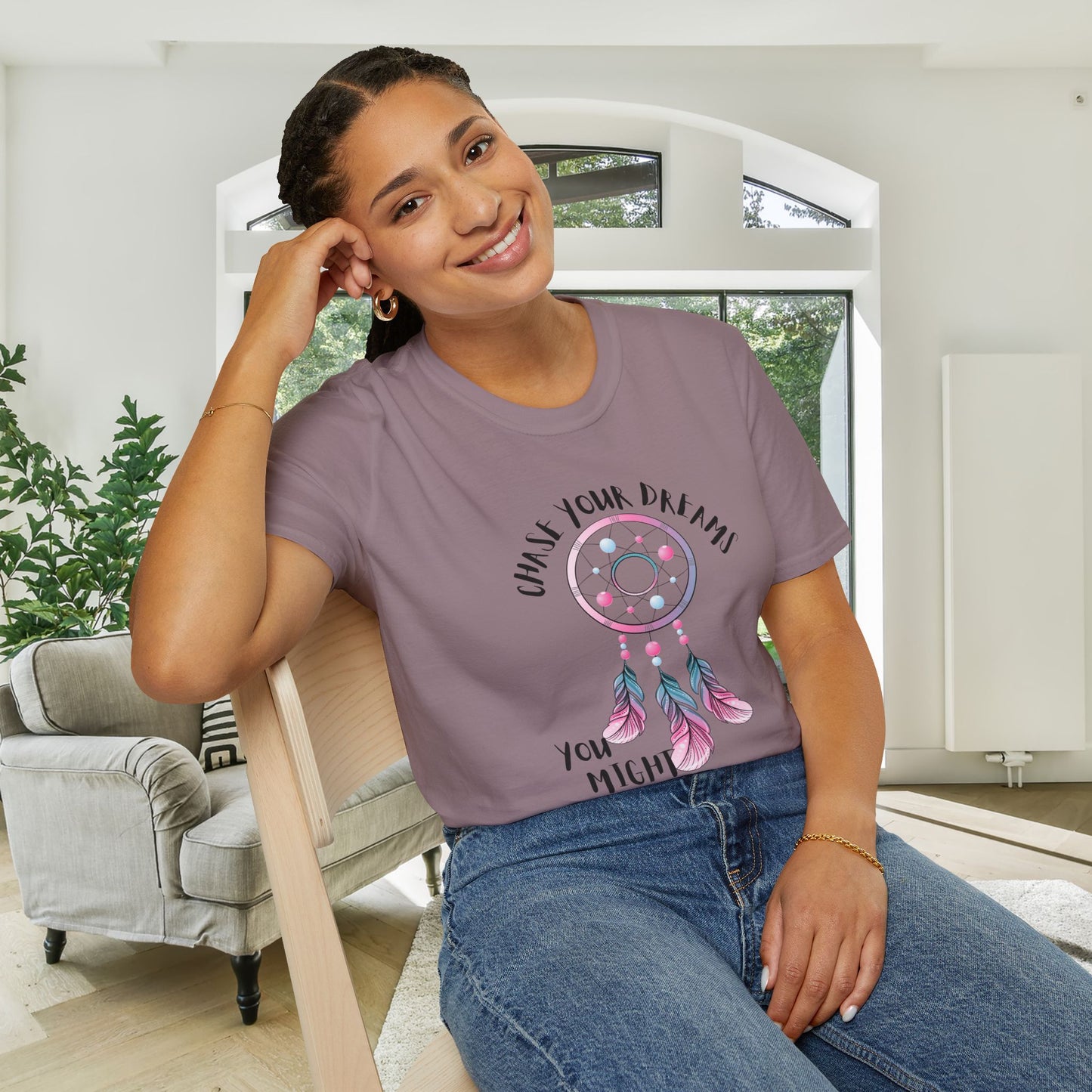 Chase Your Dreams, You Might Catch One Adult T-shirt