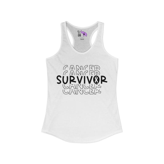 Cancer Survivor Women's Ideal Racerback Tank