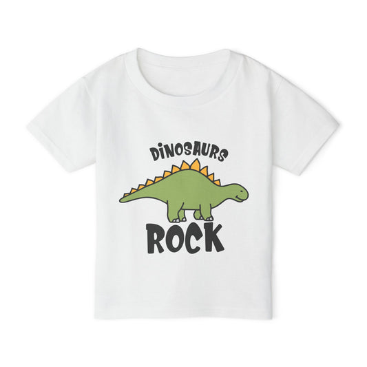 Dinosaurs Rock Heavy Cotton™ Toddler T-shirt