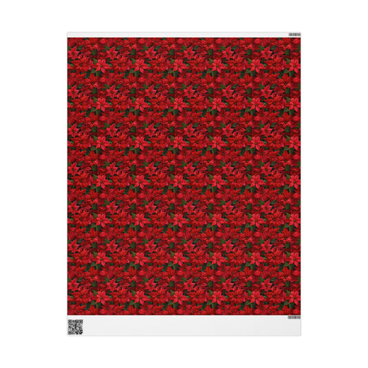 Crimson Noel Wrapping Paper