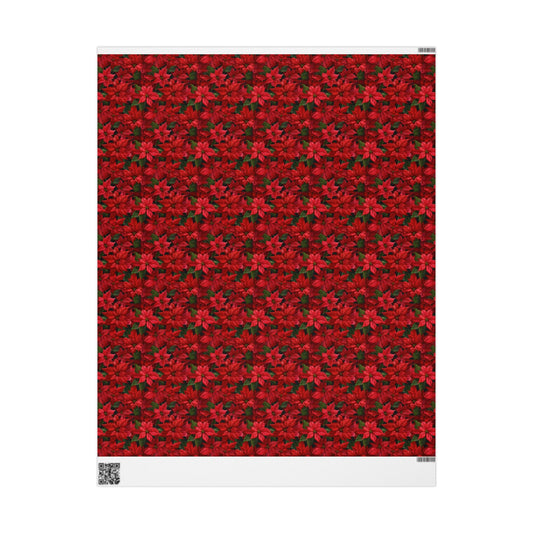 Crimson Noel Wrapping Paper