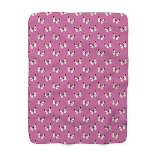 Blush Flutter Fleece Blanket