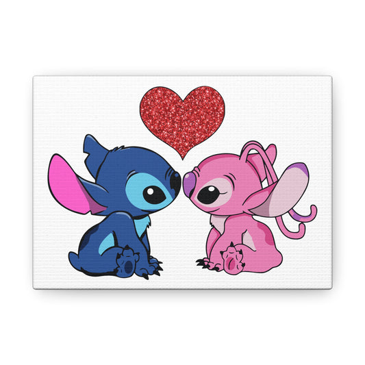 Stitch Kiss Canvas Horizontal Wraps w/o Frame