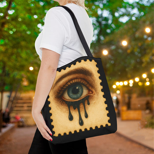 Drip Gaze Canvas Tote Bag