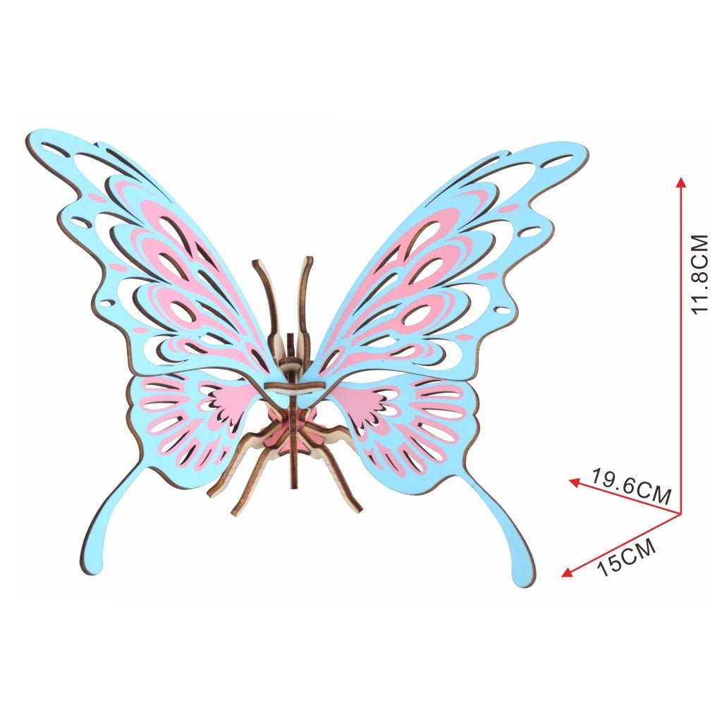 Fluttering Butterfly 3D Wooden Puzzle