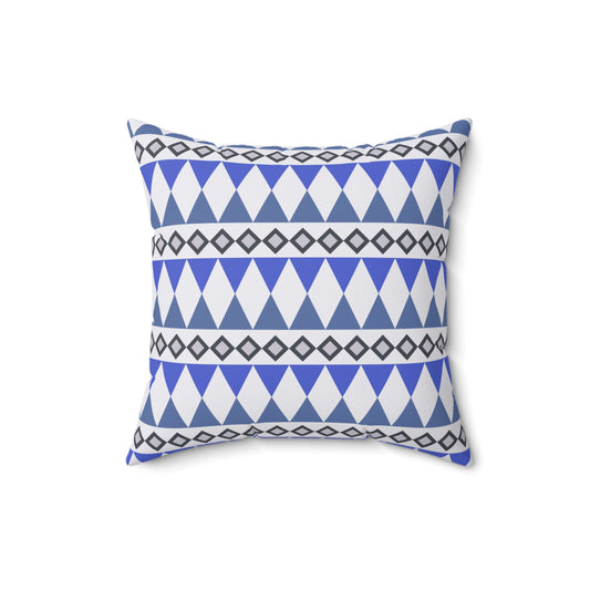 Sapphire Cairn Stripes Throw Pillow