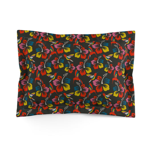 Humming Bloom Microfiber Pillow Sham