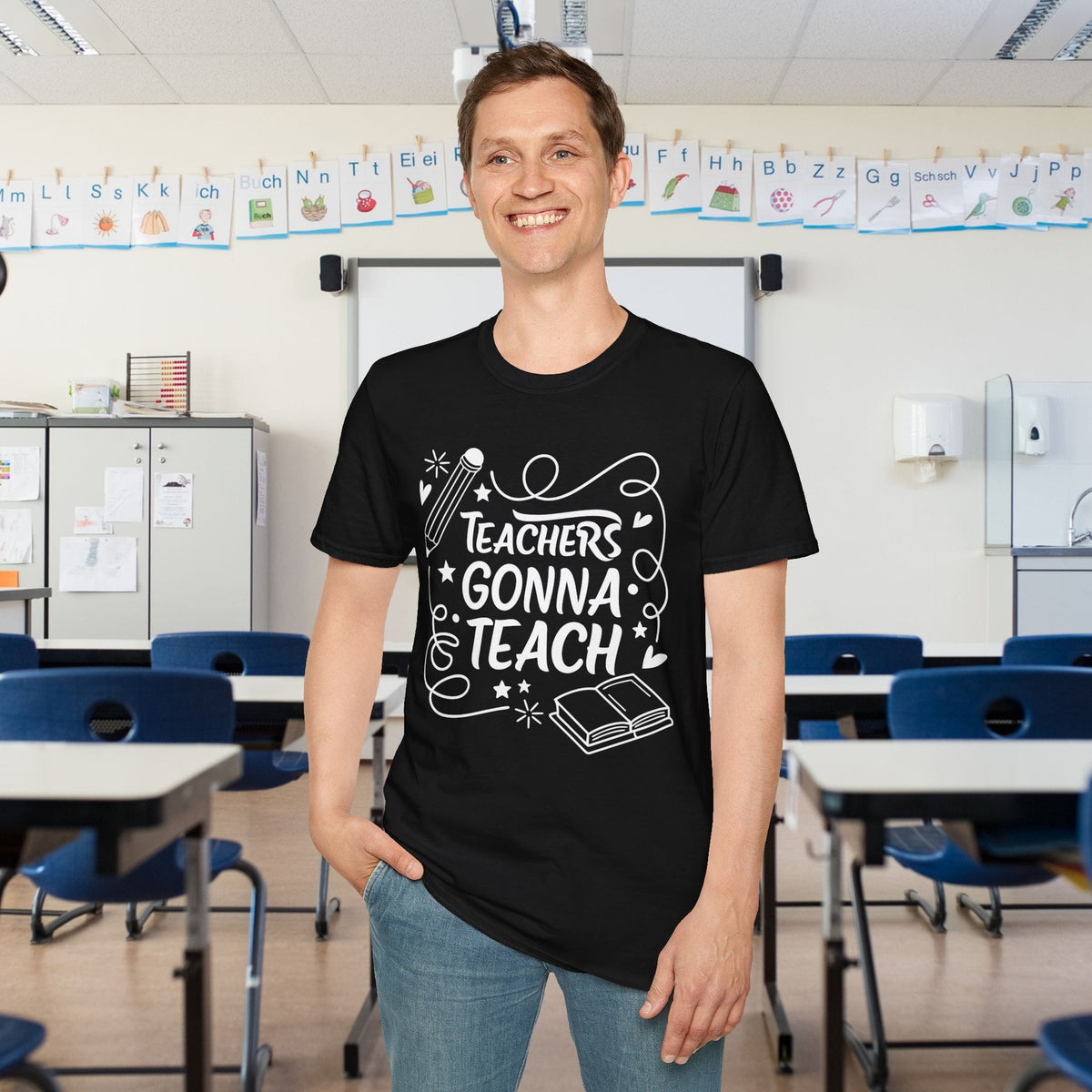 Teachers Gonna Teach Adult T-shirt