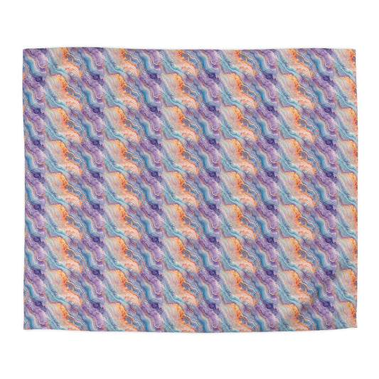 Dreamwave Marble Microfiber Duvet Cover