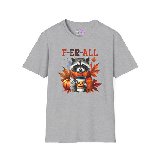 F-Er-All Raccoon Adult T-shirt