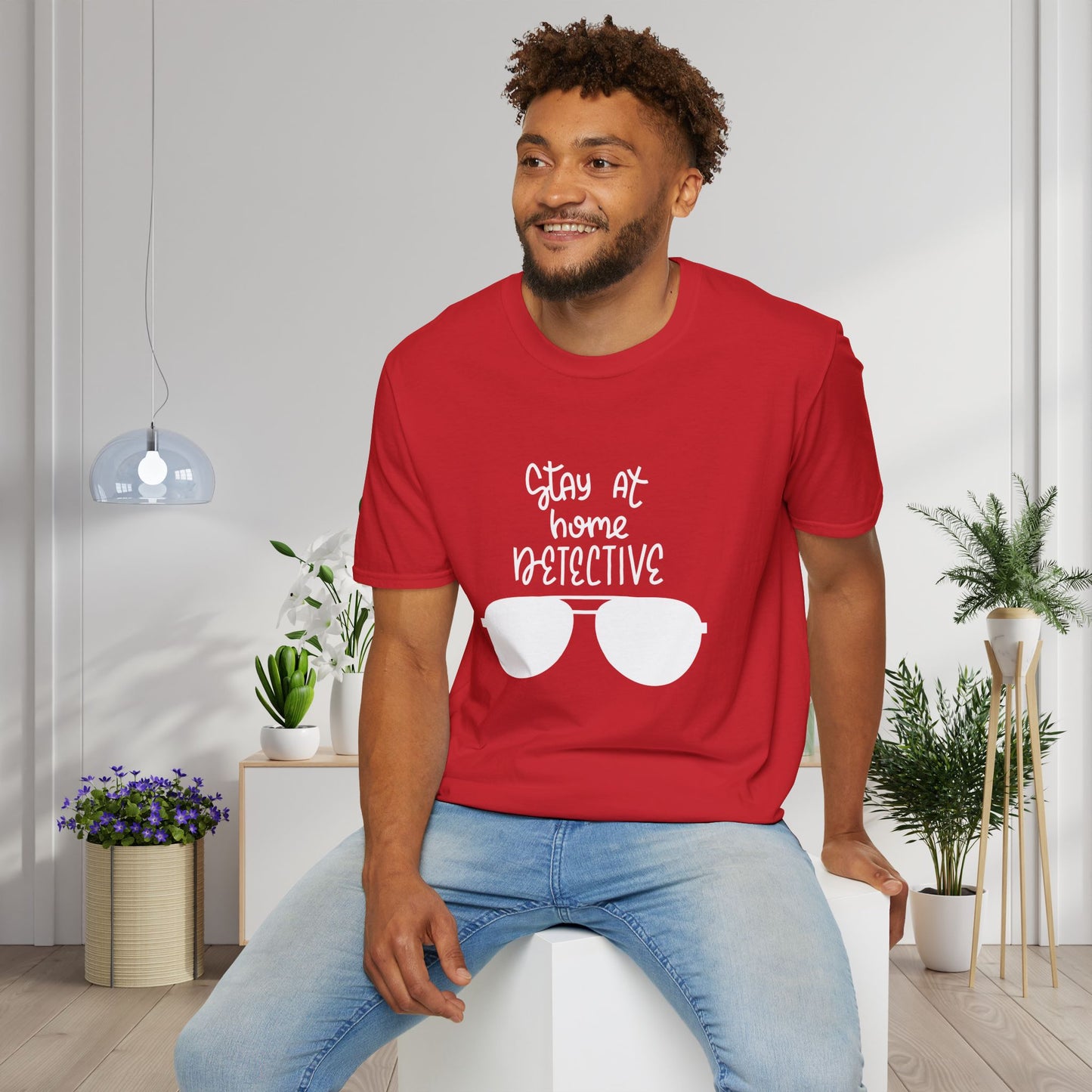 Stay At Home Detective Adult T-shirt