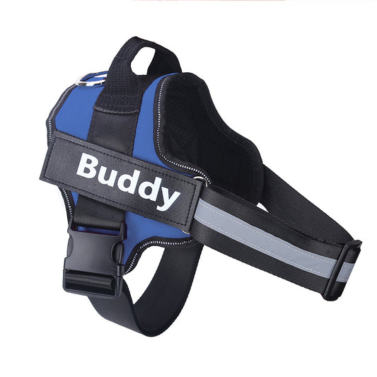 Personalized NO PULL Dog Reflective Dog Harness