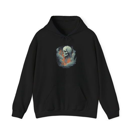 Creepy Ghost 9 Heavy Blend™ Hooded Sweatshirt